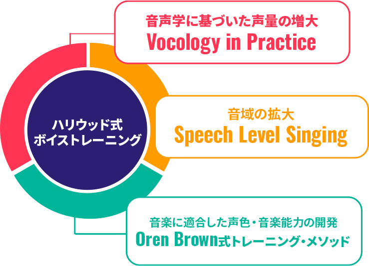 ハリウッド式ボイストレーニングの構成
