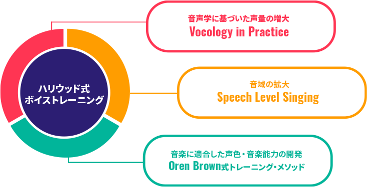 ハリウッド式ボイストレーニングの構成