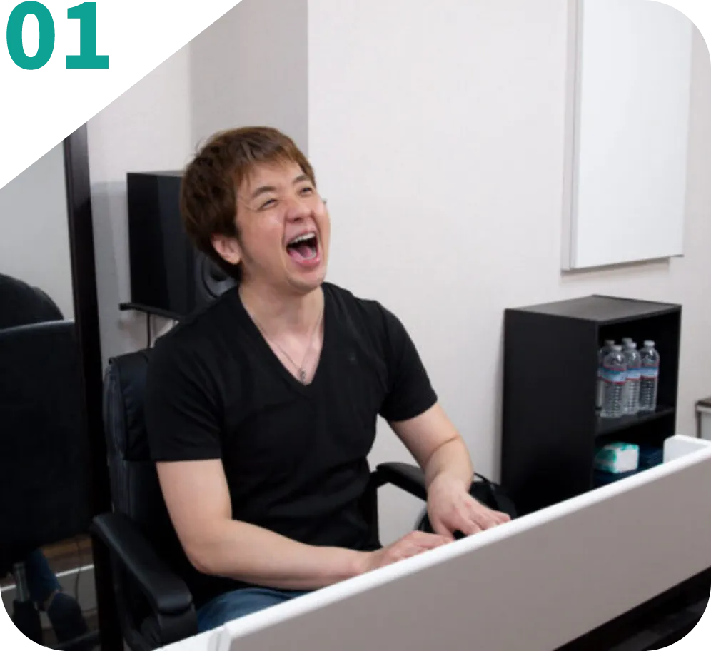 VTボイトレ大阪スタジオの初回レッスンでは初回評価を行う